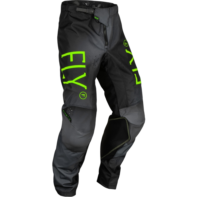 Bērnu motokrosa bikses FLY Racing Kinetic Prodigy black-fluo green-blue izpārdošana