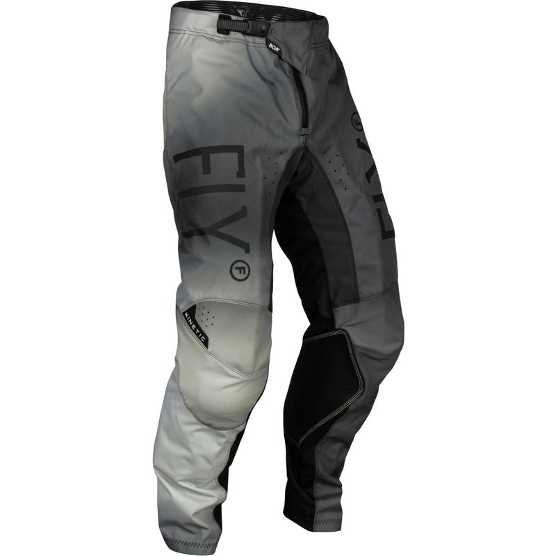 Bērnu motokrosa bikses FLY Racing Kinetic Prodigy black-grey izpārdošana