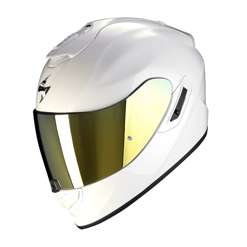 Integrēta moto ķivere Scorpion EXO-1400 EVO II Air Solid perlamutra balta izpārdošana