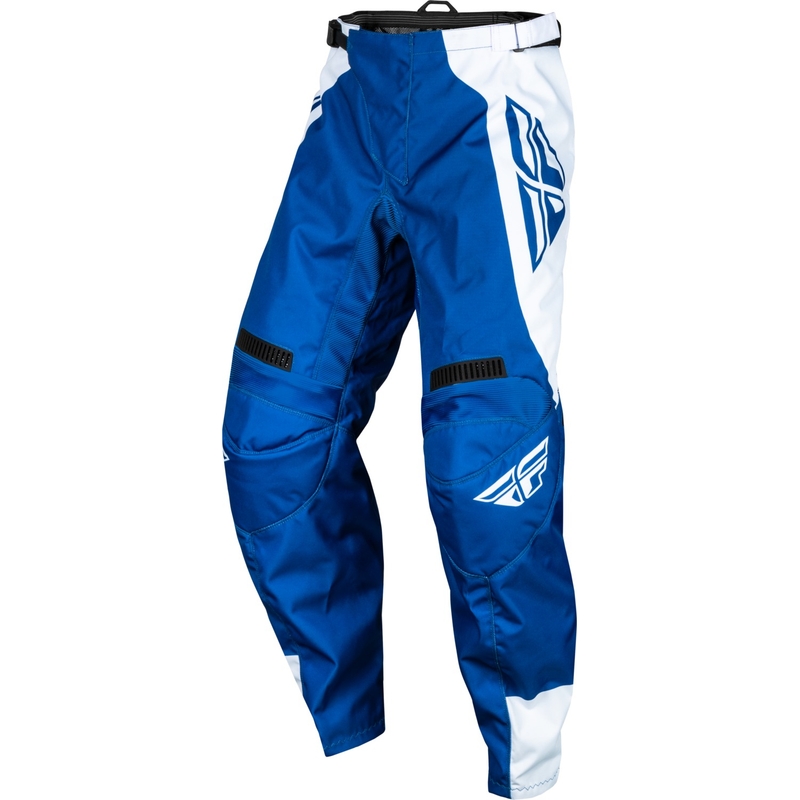 Motokrosa bikses FLY Racing F-16 zilā un baltā krāsā
