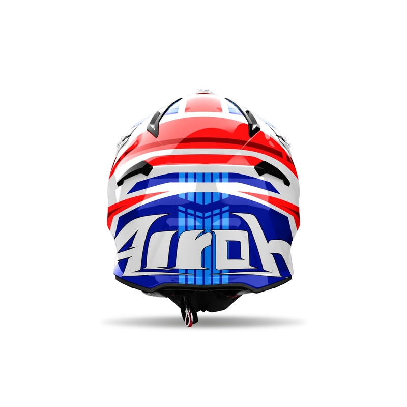 Motokrosa ķivere Airoh Aviator Ace 2 Proud blue-red glossy