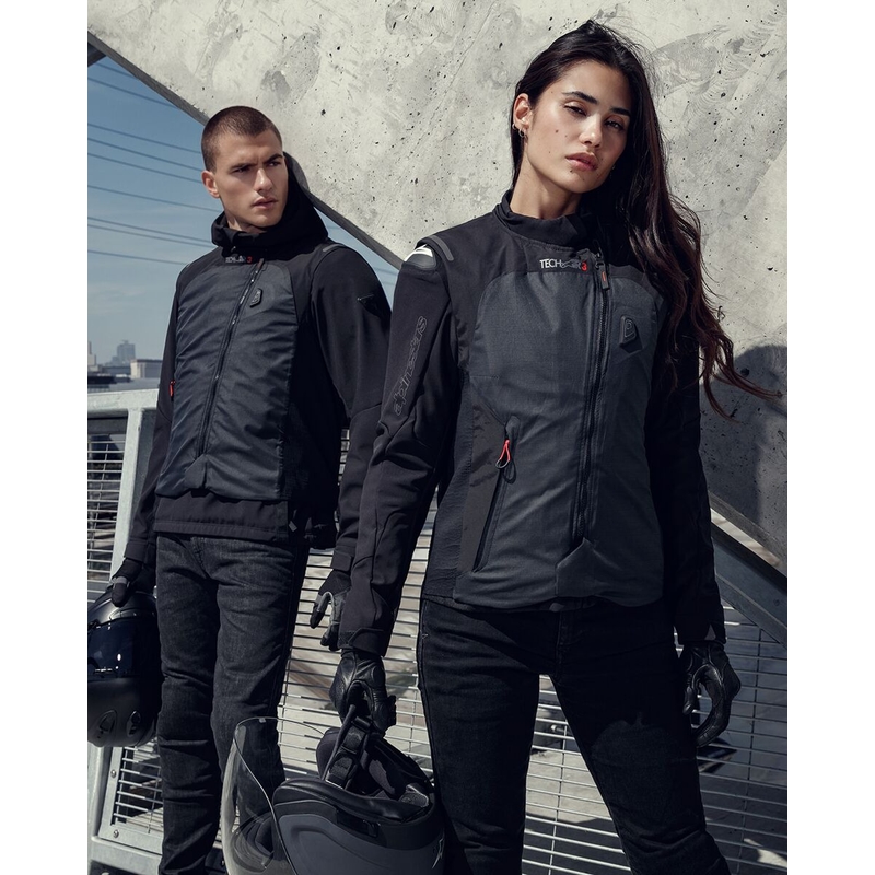 Gaisa spilvenu veste Alpinestars TECH-AIR®3 sistēma melna-tumši pelēka