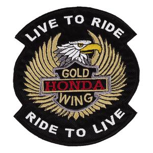 Patch Live to Ride Gold Wing - mazāks