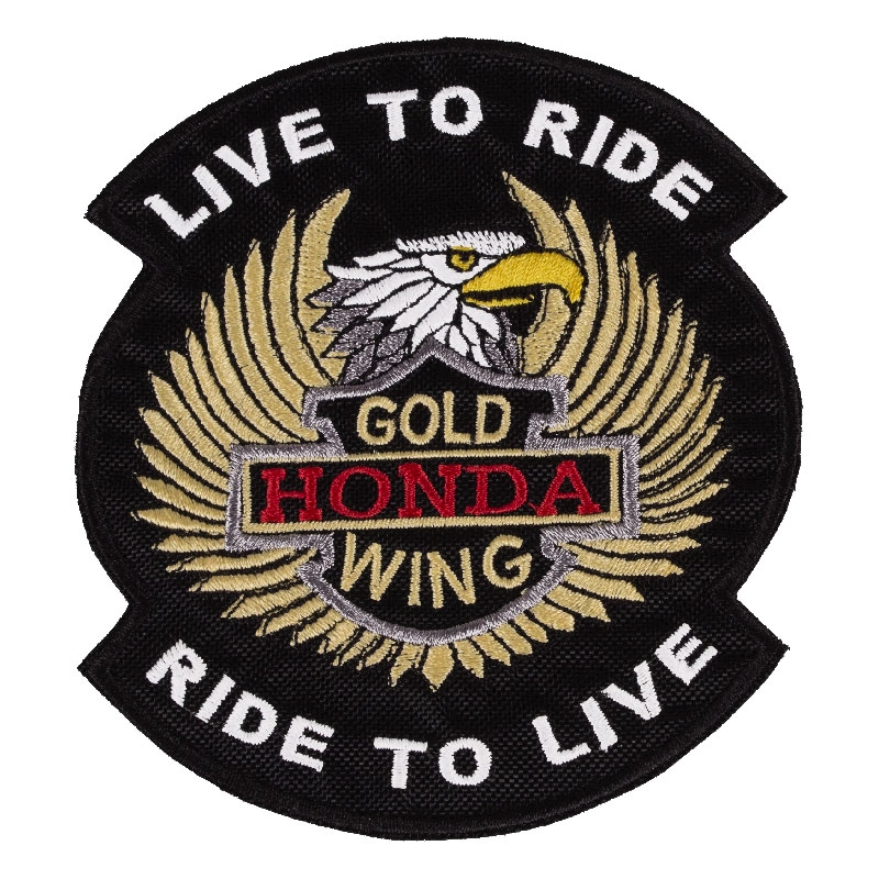 Patch Live to Ride Gold Wing - mazāks