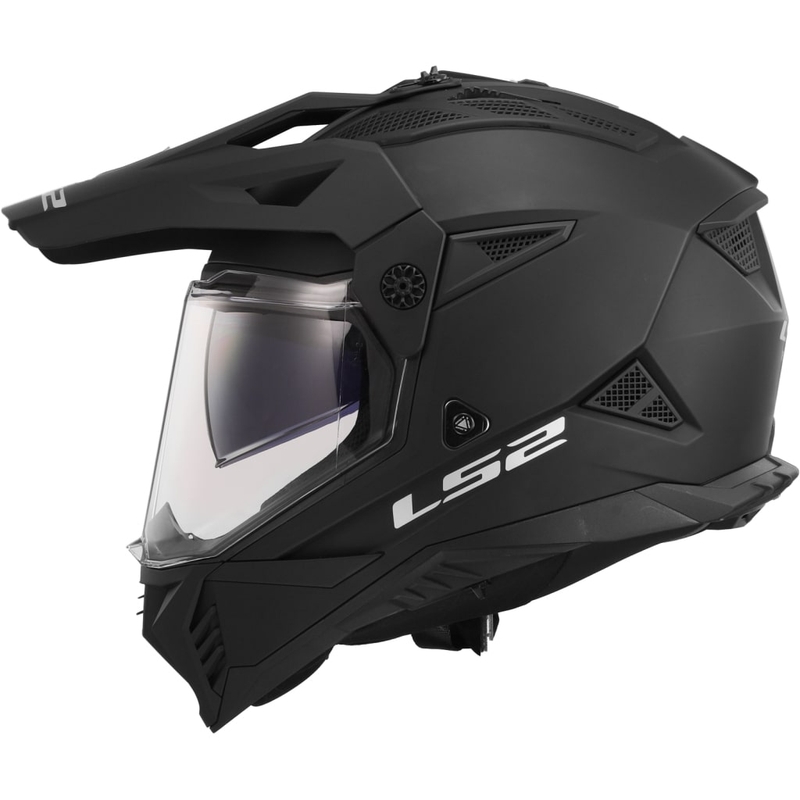 Enduro moto ķivere LS2 MX702 PIONEER II matēts melns