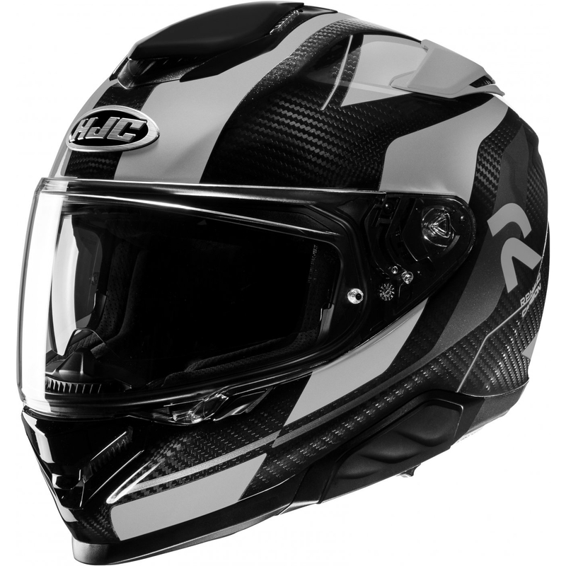 HJC RPHA 71 Carbon Hamil MC5 melna/pelēka integrālā motocikla ķivere
