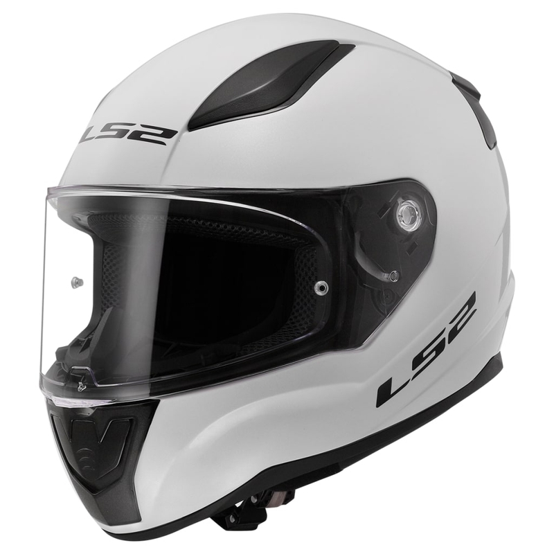 Integrālā motociklista ķivere LS2 FF353 RAPID II SOLID balta