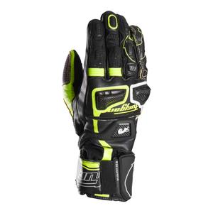 Motocikla cimdi Furygan Styg 20 x Kevlar melni-fluo dzelteni-balti