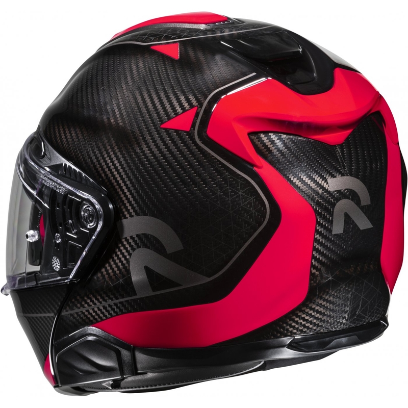 Salokāmā motociklu ķivere HJC RPHA 91 CARBON Noela MC1 melns-sarkans izpārdošana