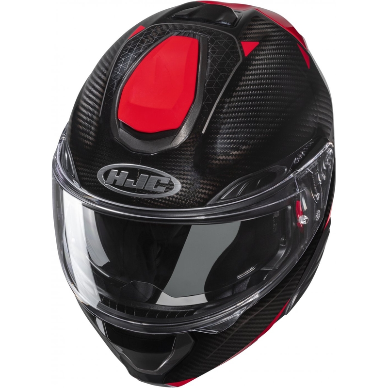 Salokāmā motociklu ķivere HJC RPHA 91 CARBON Noela MC1 melns-sarkans izpārdošana