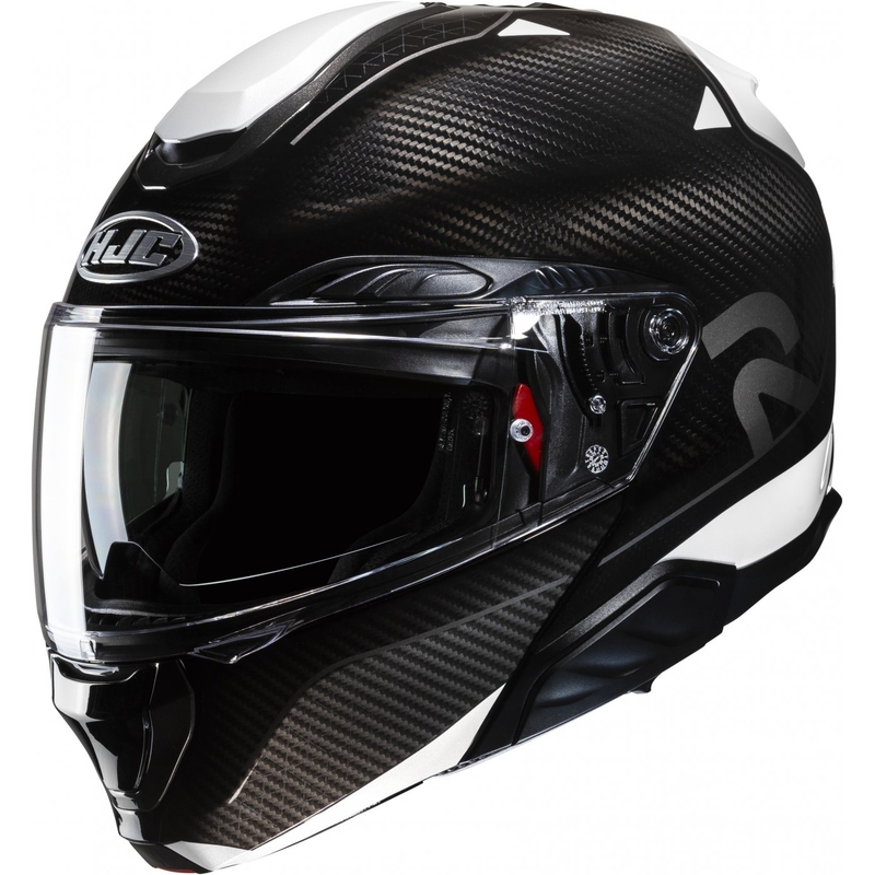 Vyklápěcí přilba na motorku HJC RPHA 91 CARBON Noela MC5 černo-bílá