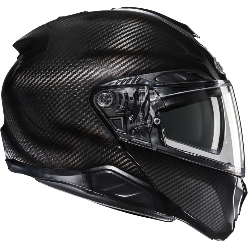 Atverama motocikla ķivere HJC RPHA 91 CARBON melna