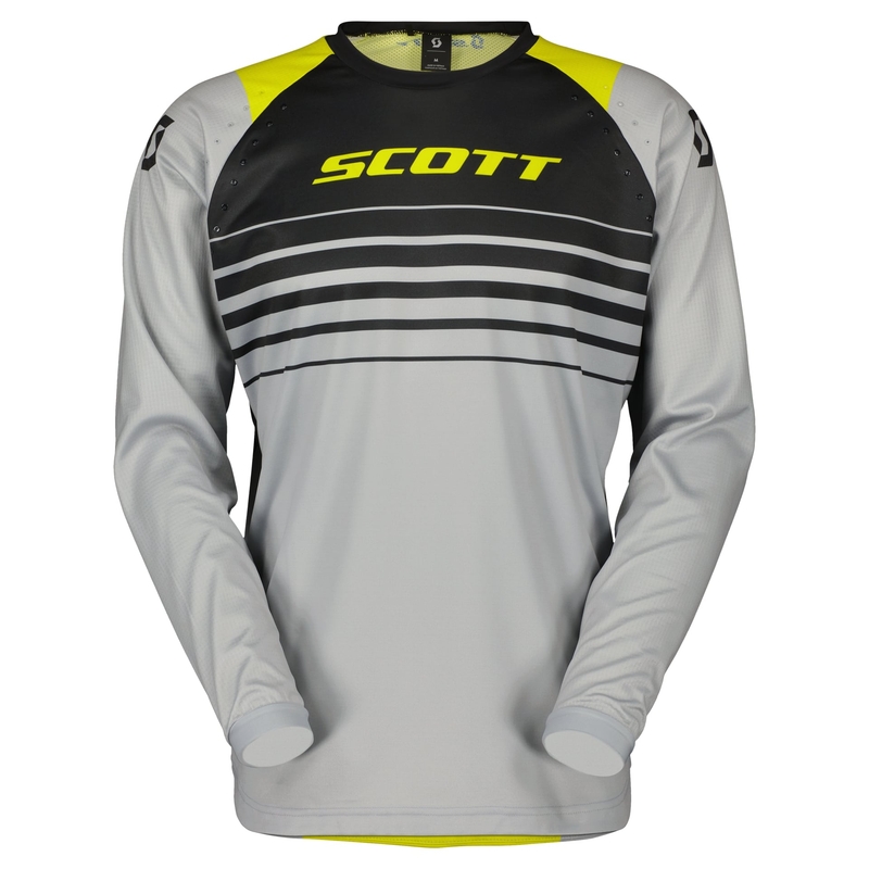 Motokrosa krekliņš Scott EVO SWAP pelēk-dzeltens