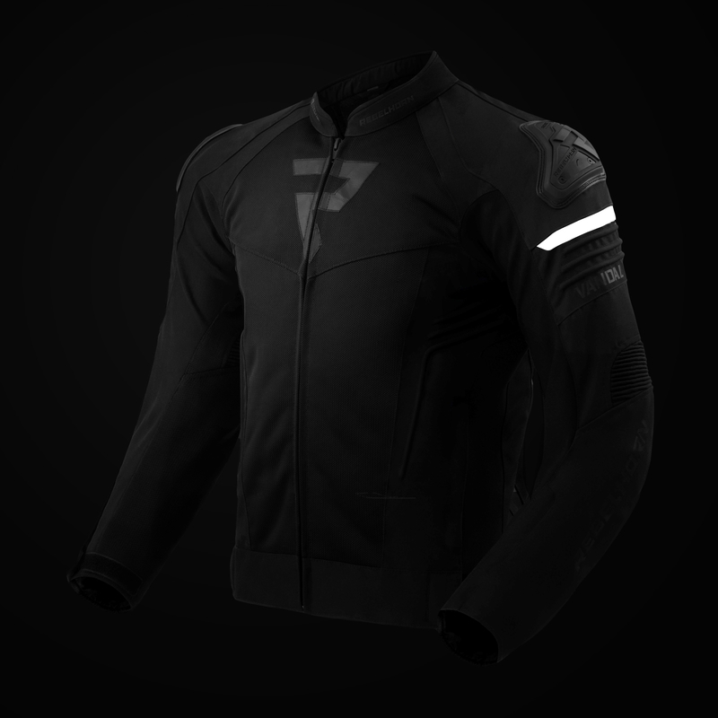 Rebelhorn Vandal Mesh Black motocikla jaka