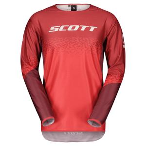 Motokrosa krekliņš Scott PODIUM PRO sarkans-pelēks