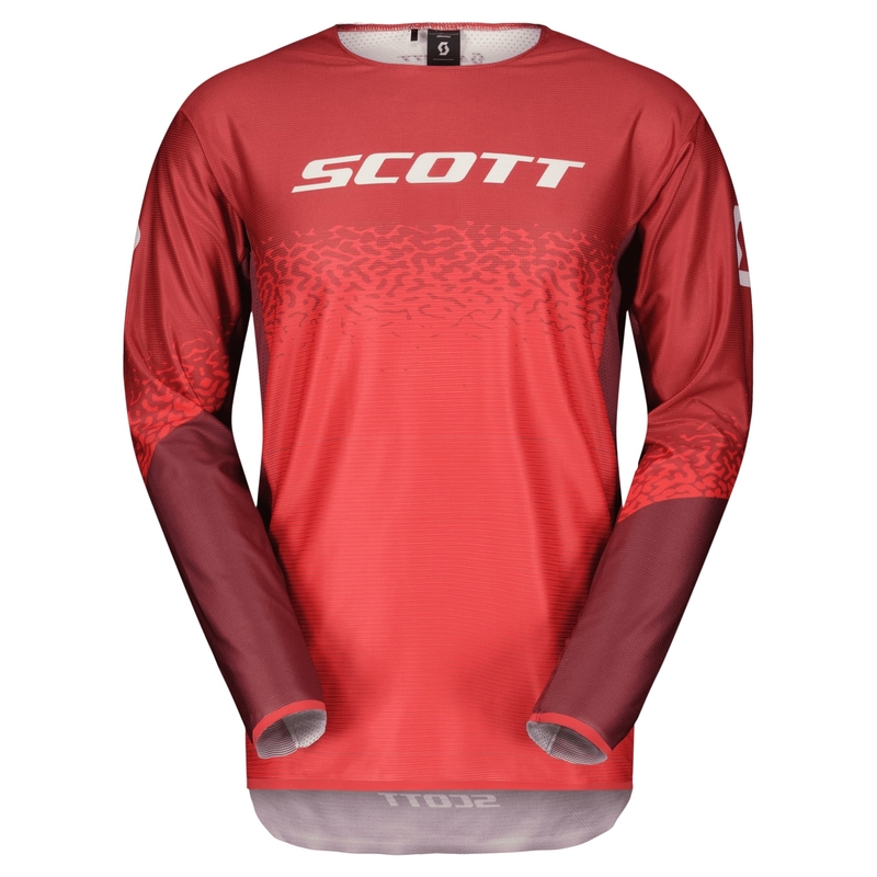 Motokrosa krekliņš Scott PODIUM PRO sarkans-pelēks