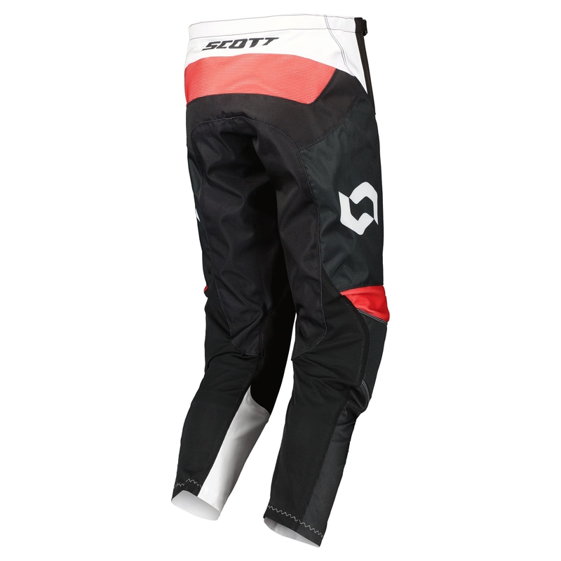 Scott EVO RACE motokrosa bikses baltas un sarkanas