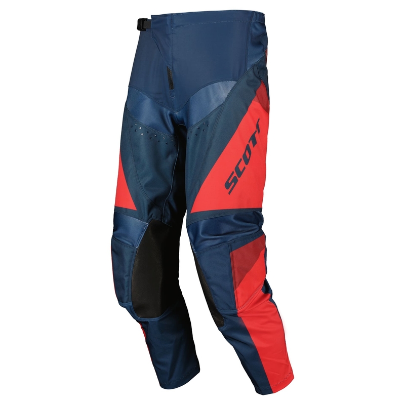 Scott EVO TRACK motokrosa bikses zili-neon sarkanas