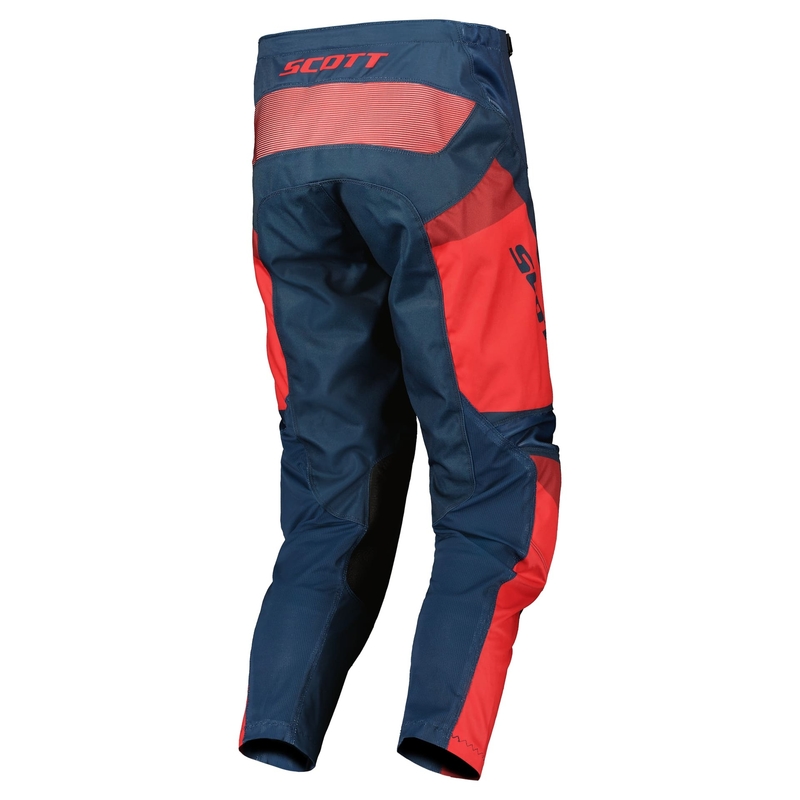 Scott EVO TRACK motokrosa bikses zili-neon sarkanas