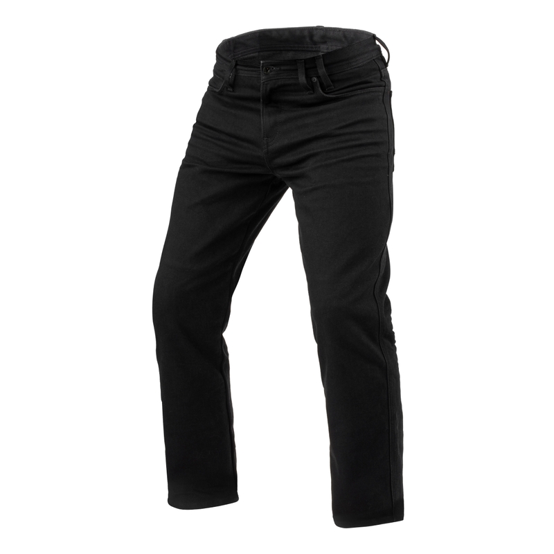 Revit Lombard 3 RF Black Apcirptas motocikla džinsi