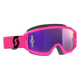 Motokrosa brilles Scott PRIMAL CHROME rozā-melni-violetas
