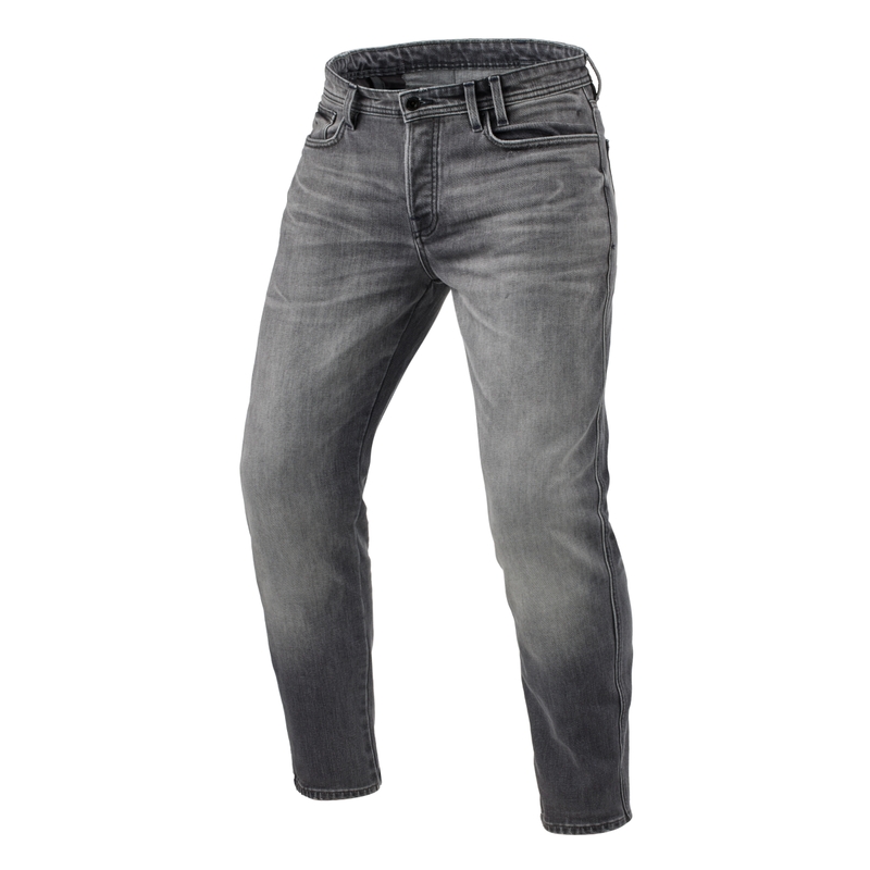 Apcirptas motocikla džinsu bikses Revit Ortes TF Medium Grey