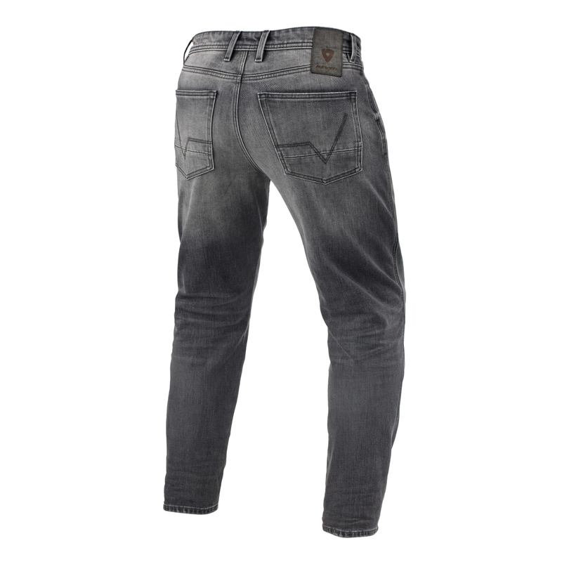 Apcirptas motocikla džinsu bikses Revit Ortes TF Medium Grey