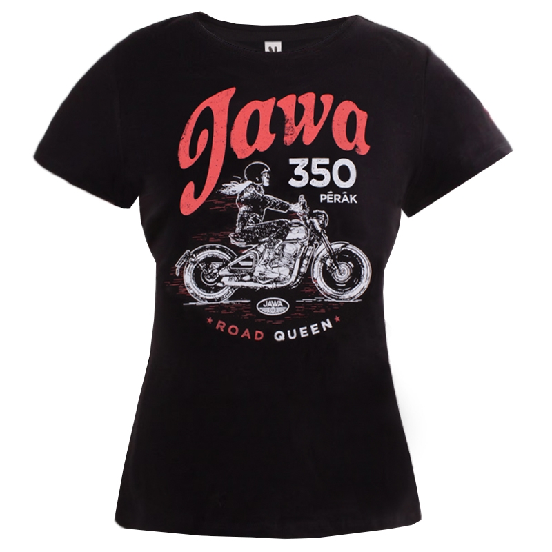 Sieviešu T-krekls Jawa 350 melns