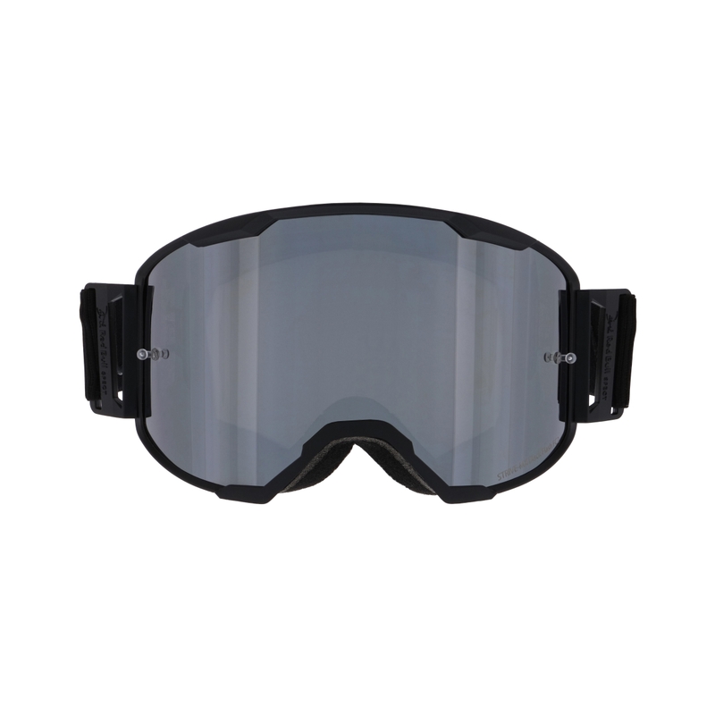 Motokrosa brilles Red Bull Spect STRIVE S melnas ar kūpinātu stiklu