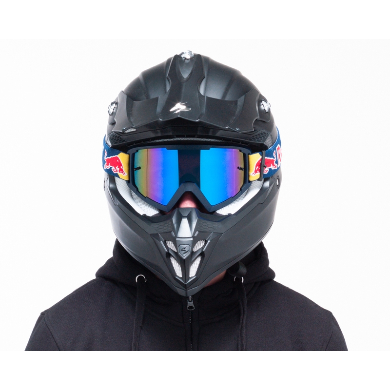 Motokrosa brilles Red Bull Spect WHIP tumši zilas ar zilu lēcu