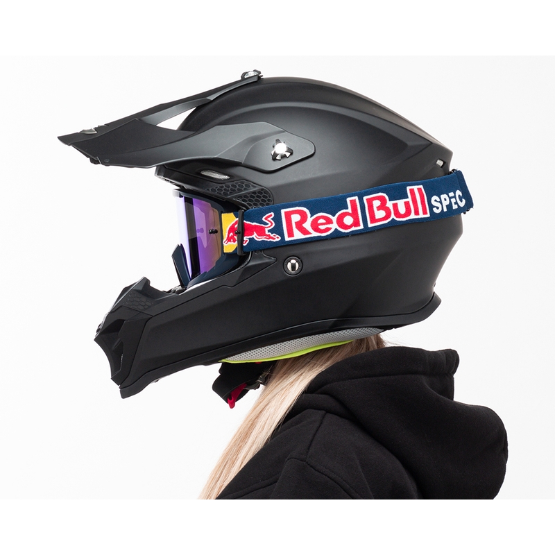 Motokrosa brilles Red Bull Spect WHIP tumši zilas ar zilu lēcu