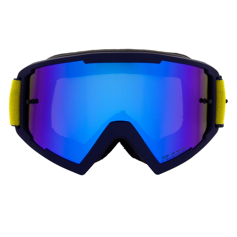 Motokrosa brilles Red Bull Spect WHIP zilas ar zilu lēcu