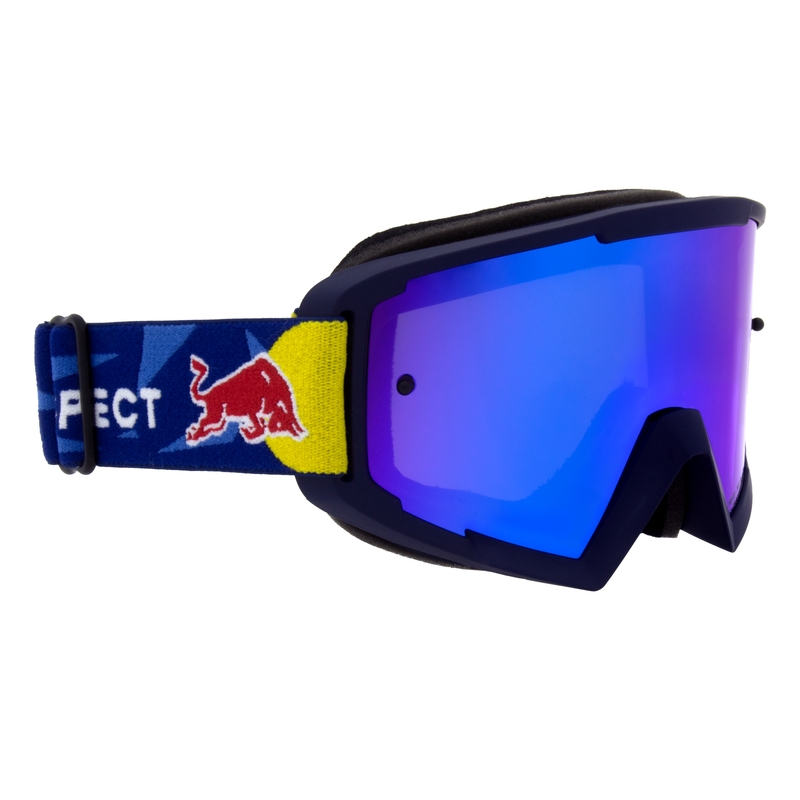 Motokrosa brilles Red Bull Spect WHIP zilas ar zilu lēcu