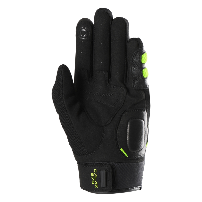 Motocikla cimdi Furygan Galax EVO black-fluo yellow