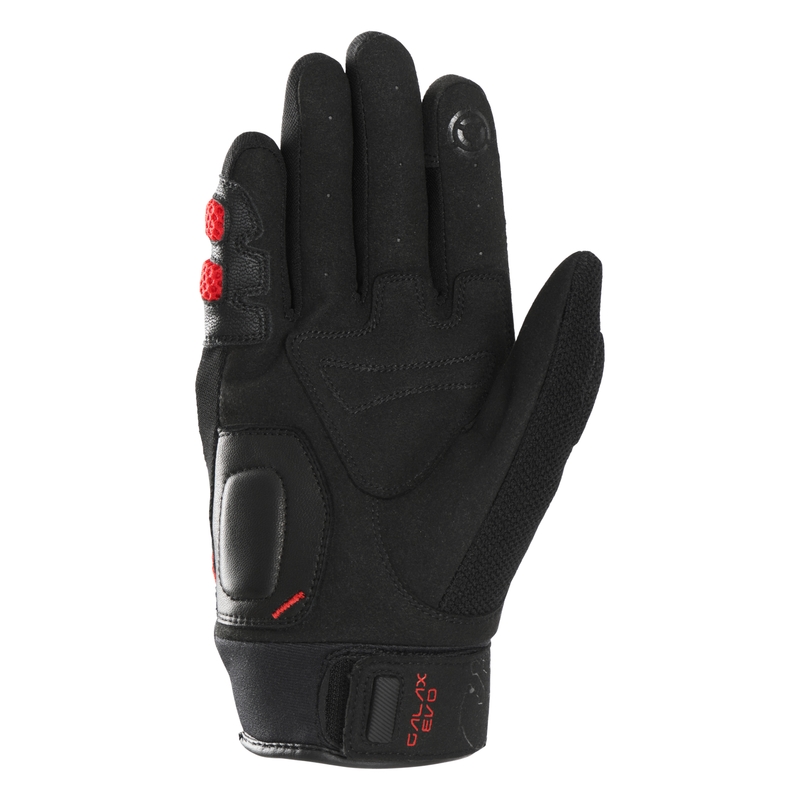 Furygan Galax EVO moto cimdi melni un sarkani