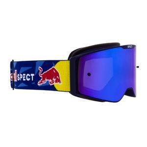 Motokrosa brilles Red Bull Spect TORP zilas ar zilu lēcu