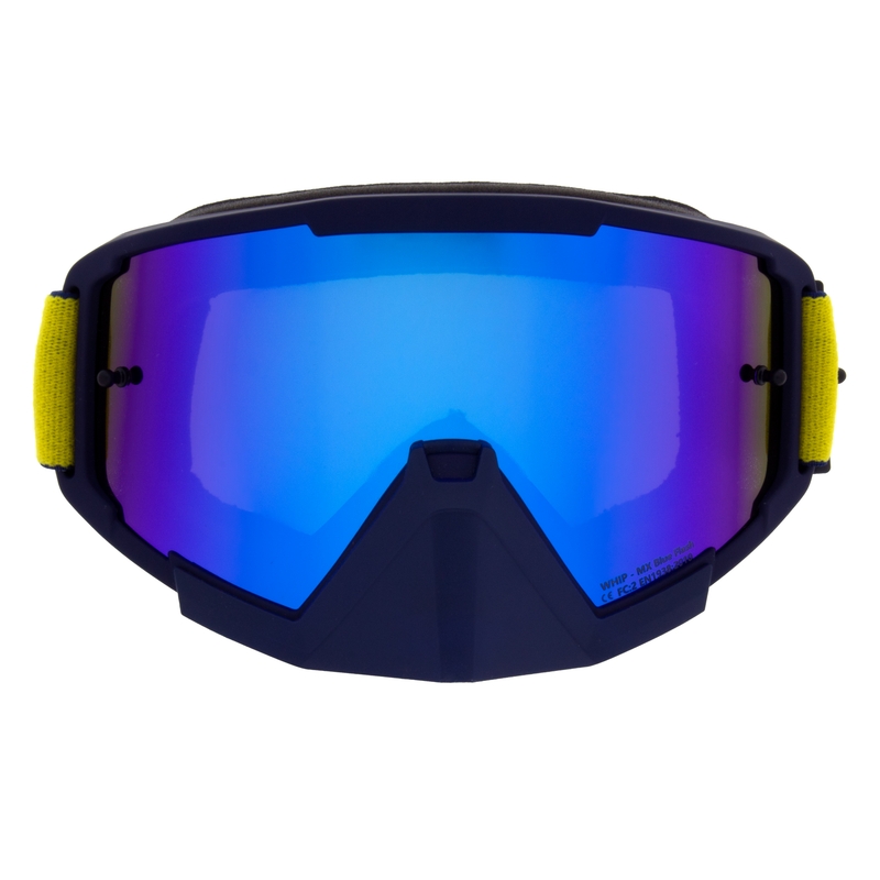 Motokrosa sniega krosa brilles Red Bull Spect TORP zilas ar zilu lēcu
