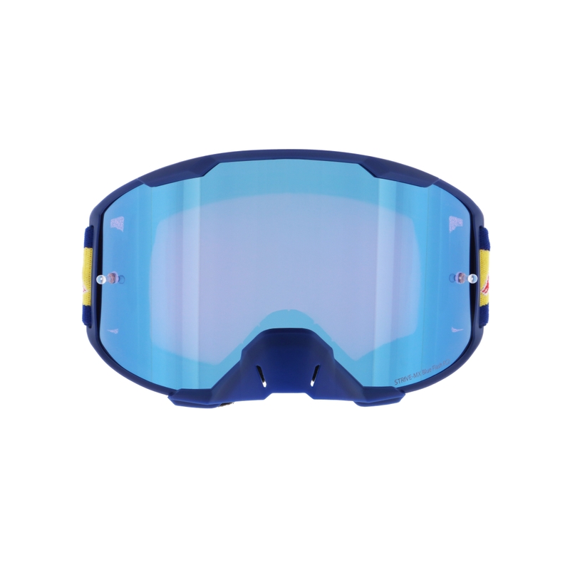 Motokrosa brilles Red Bull Spect STRIVE S zilas ar zilu lēcu