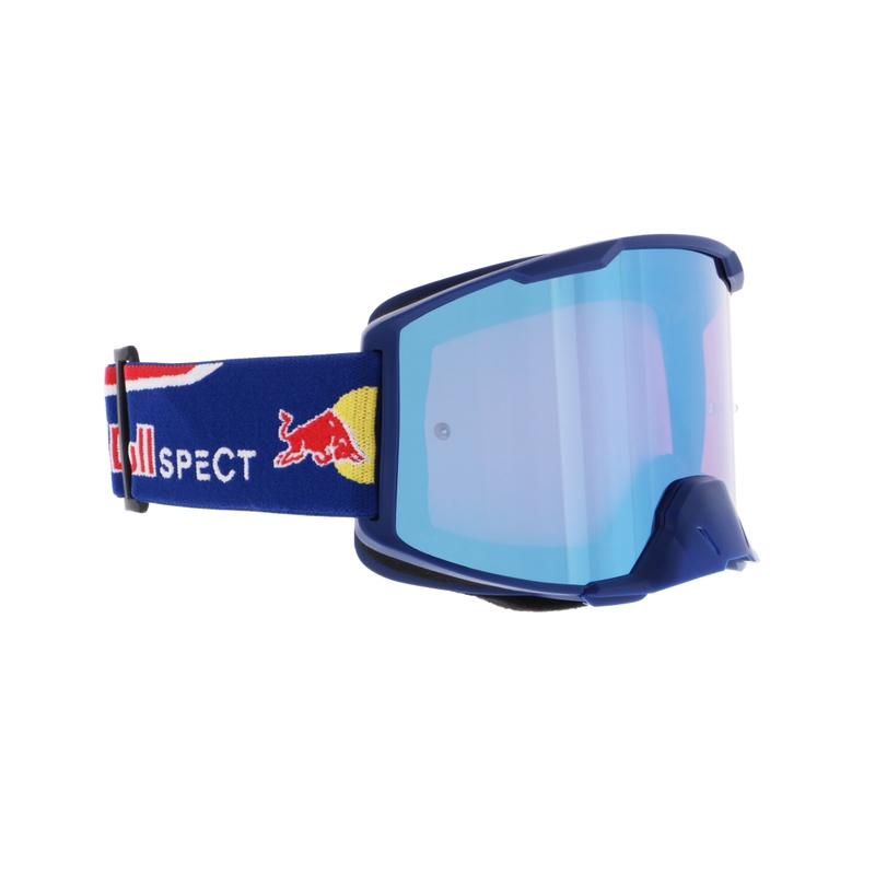 Motokrosa brilles Red Bull Spect STRIVE S zilas ar zilu lēcu