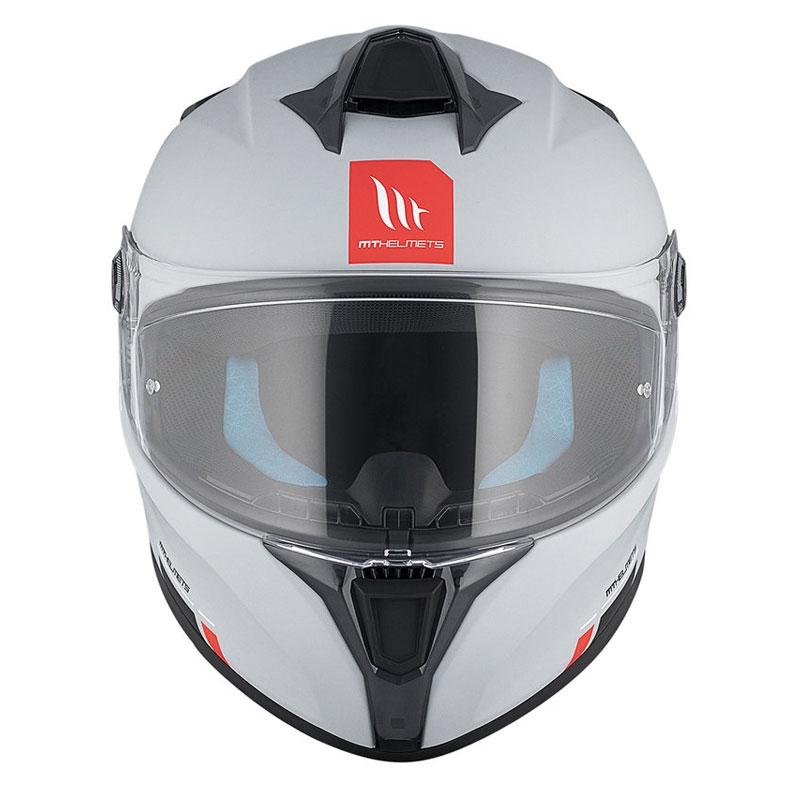 MT TARGO S SOLID A12 integrālā motocikla ķivere spīdīgi pelēka