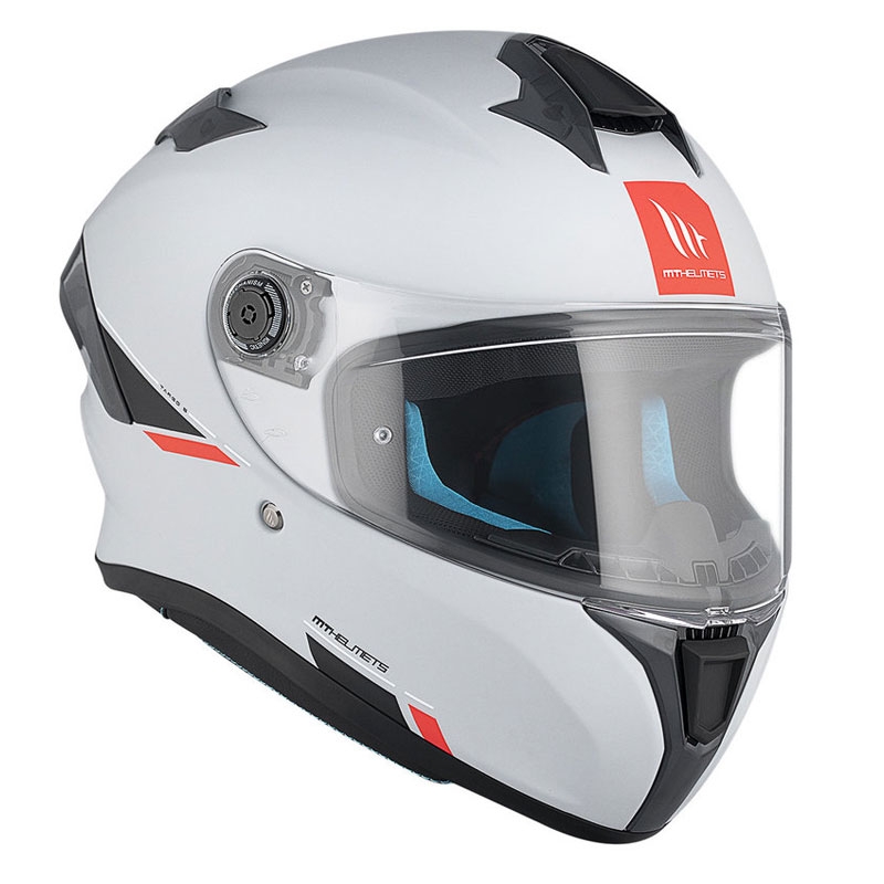 MT TARGO S SOLID A12 integrālā motocikla ķivere spīdīgi pelēka