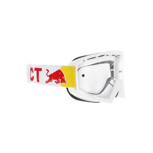 Motokrosa brilles Red Bull Spect WHIP baltas ar caurspīdīgu lēcu