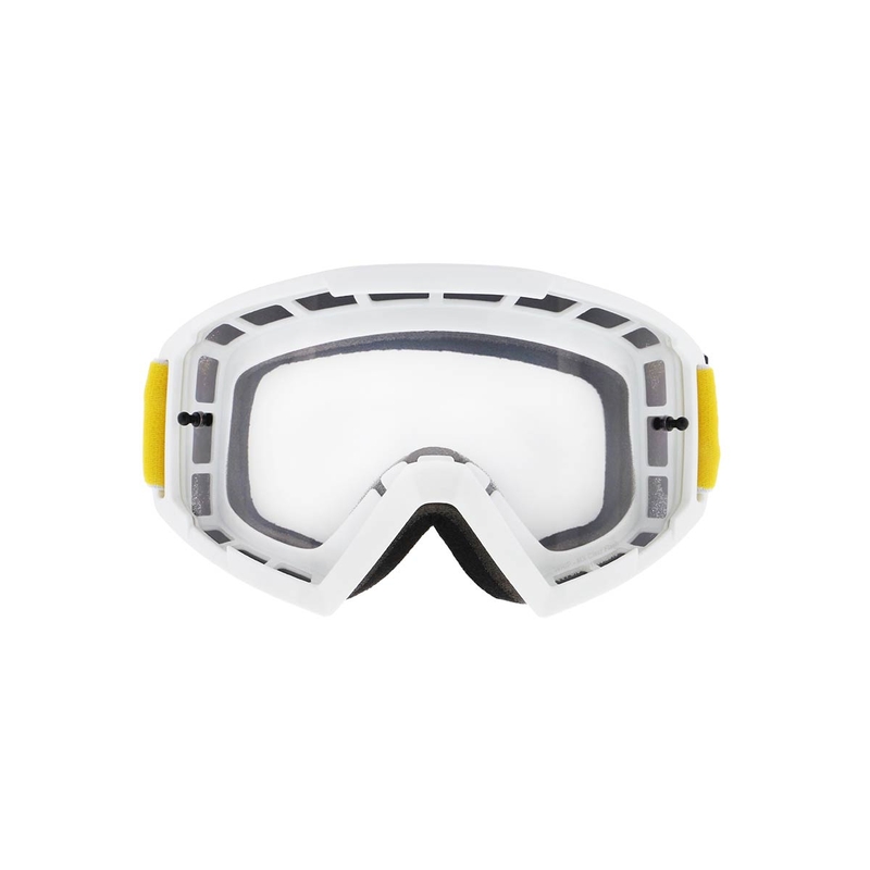 Motokrosa brilles Red Bull Spect WHIP baltas ar caurspīdīgu lēcu
