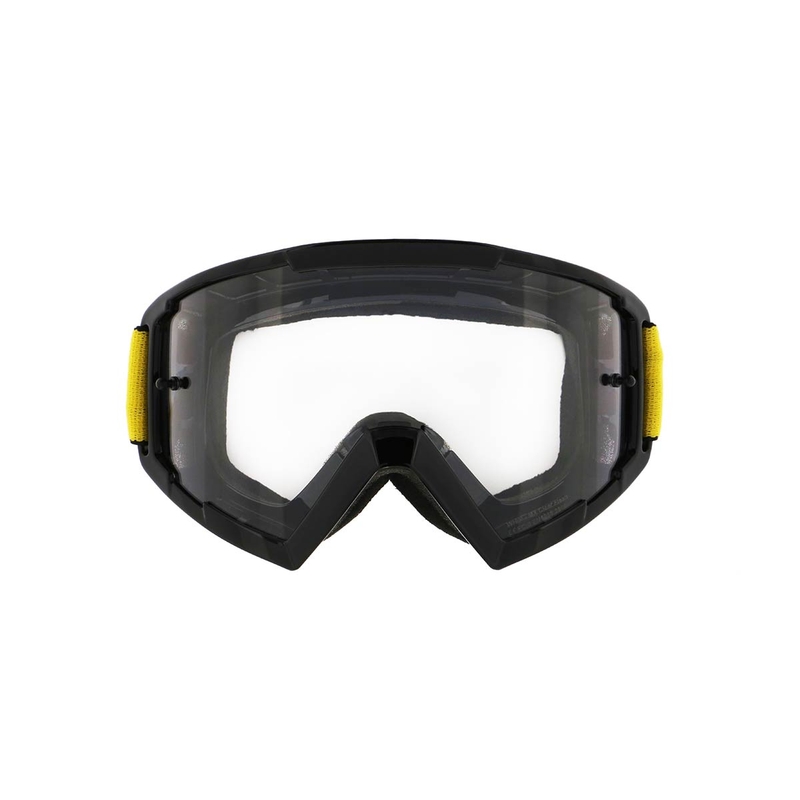 Motokrosa brilles Red Bull Spect WHIP melnas ar caurspīdīgu lēcu