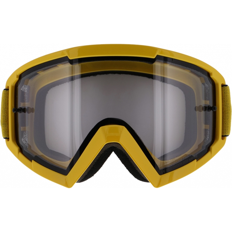 Motokrosa brilles Red Bull Spect WHIP dzeltenas ar caurspīdīgu lēcu