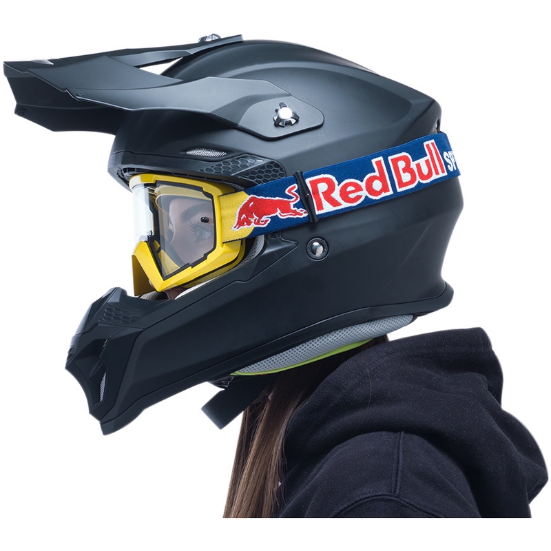 Motokrosa brilles Red Bull Spect WHIP dzeltenas ar caurspīdīgu lēcu