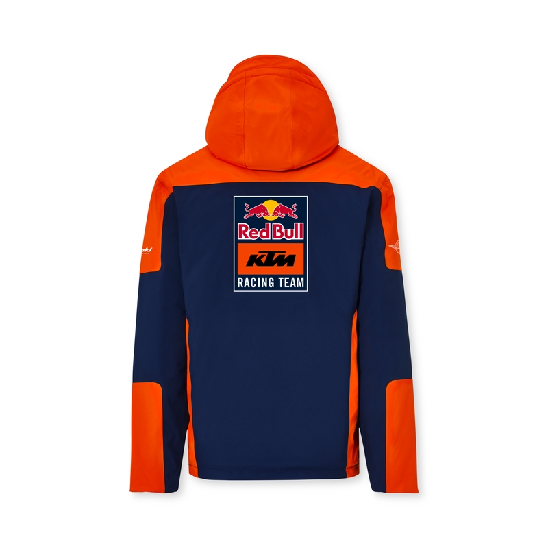 KTM Replica Team ziemas jaka zili oranžā krāsā