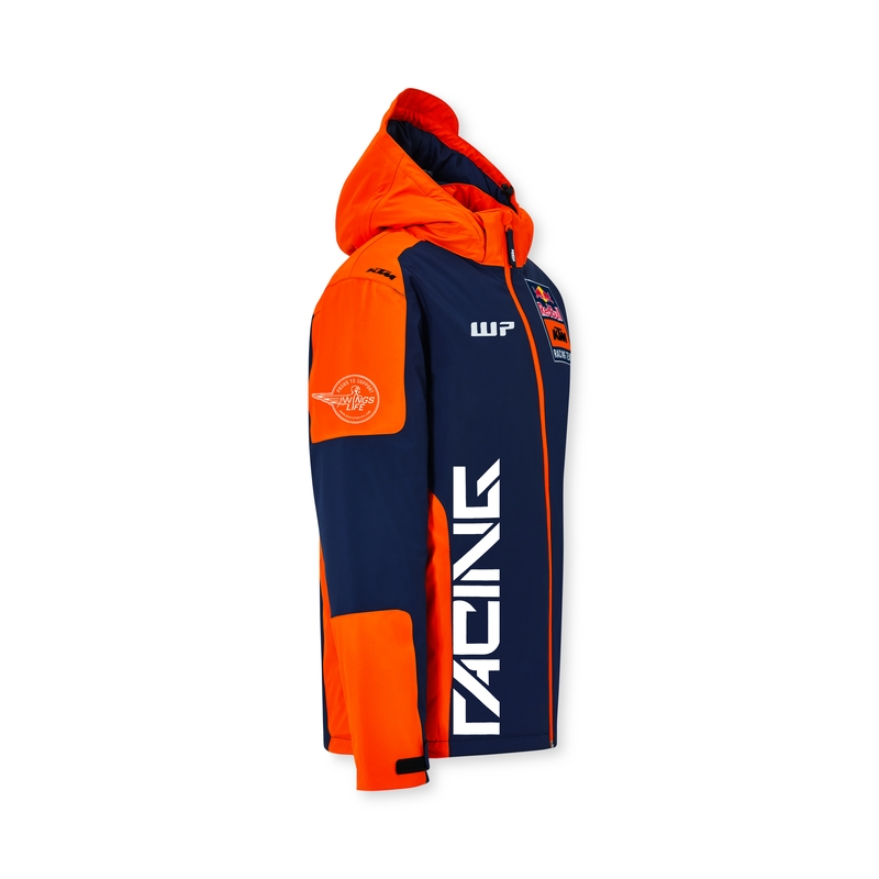 KTM Replica Team ziemas jaka zili oranžā krāsā