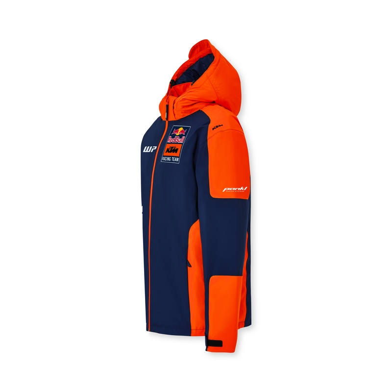 KTM Replica Team ziemas jaka zili oranžā krāsā