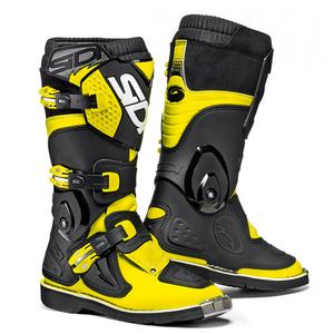 Bērnu motokrosa apavi Sidi Flame fluo yellow-black